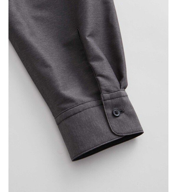 ADAM ET ROPE'「【ACT/アクト】超軽量 オーバーサイズ シアー バンドカラーシャツ / 速乾 / ストレッチ / イージーケア」|シャツ・ブラウス|