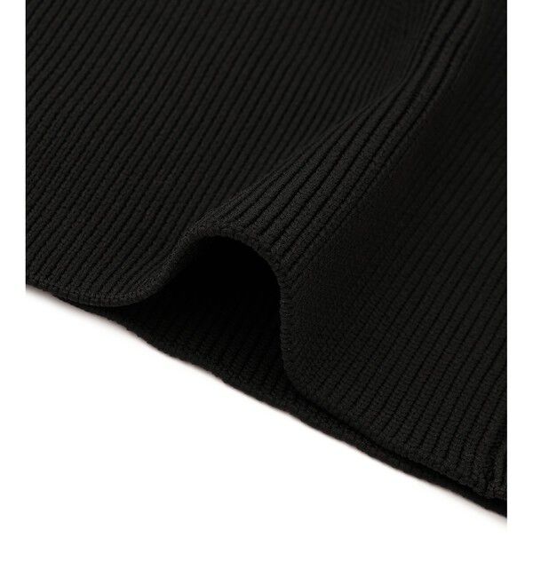 ADAM ET ROPE'「【WEB限定】・【サステナブル】セレクトネックウェーブボタンカーディガン」|カーディガン|