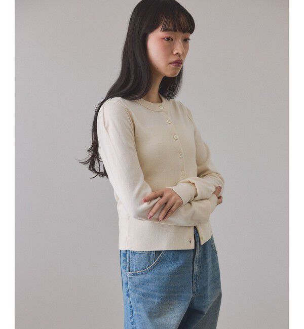 ADAM ET ROPE'「梳毛クルーネックカーディガンストールセット」|カーディガン|キナリ(16)