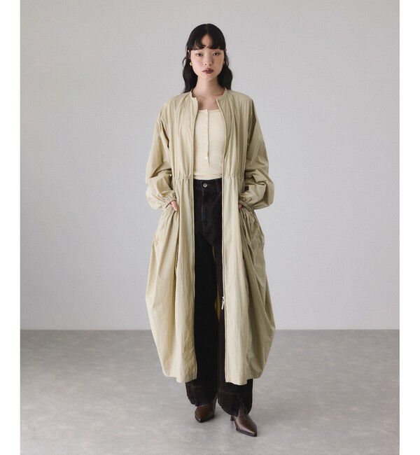 ADAM ET ROPE'「ナイロンコクーンワンピースコート」|その他|