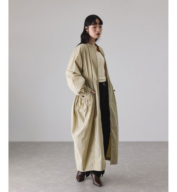 ADAM ET ROPE'「ナイロンコクーンワンピースコート」|その他|