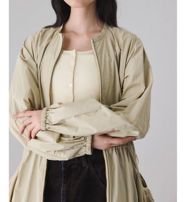 ADAM ET ROPE'「ナイロンコクーンワンピースコート」|その他|