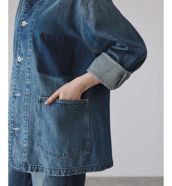 ADAM ET ROPE'「【サステナブル】デニム＆カツラギカバーオール」|その他|