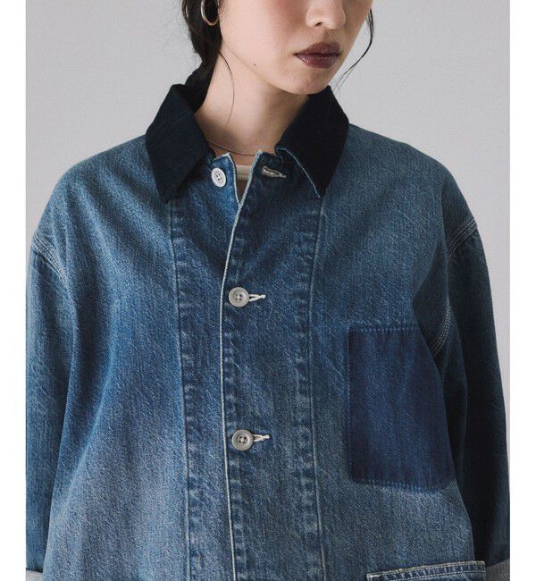 ADAM ET ROPE'「【サステナブル】デニム＆カツラギカバーオール」|その他|