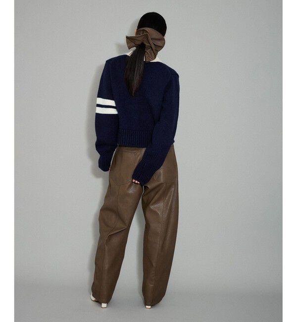 ADAM ET ROPE'「【WEB限定】ポロニットカーディガン」|カーディガン|