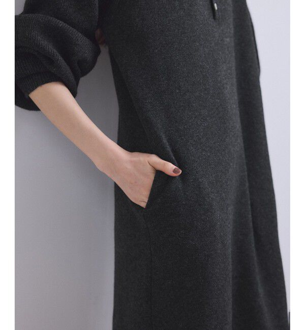 ADAM ET ROPE'「【WEB限定】2WAYニットポロワンピース」|ワンピース|