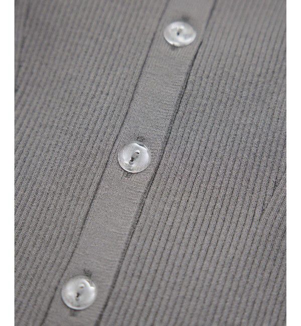 ADAM ET ROPE'「【WEB限定】キャミソールセットクロップドカーディガン」|カーディガン|