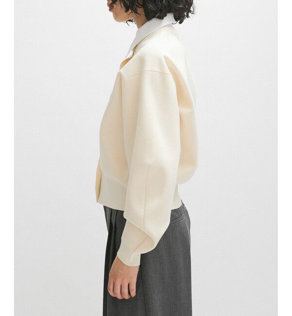 ADAM ET ROPE'「【WEB限定】・【サステナブル】カラー付きカーディガン」|カーディガン|