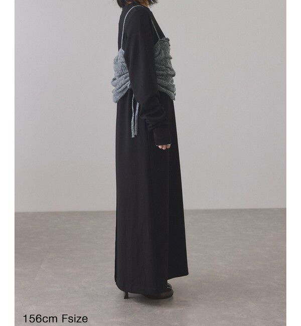 ADAM ET ROPE'「【WEB限定】ニットキャミソールセットワンピース」|ワンピース|