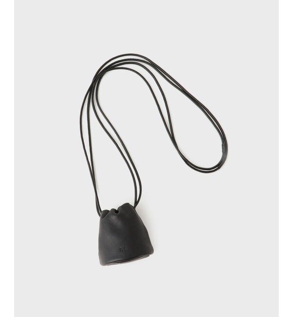 ADAM ET ROPE'「【PFT】Drawstrig Mini Pochette」|ショルダー・メッセンジャー|