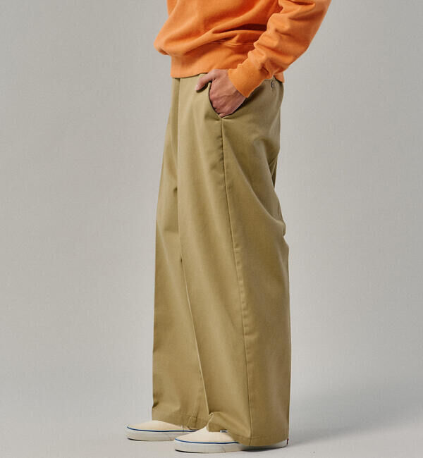  「Dickies │〈別注〉ワイド チノスラックス MEN」|チノ|
