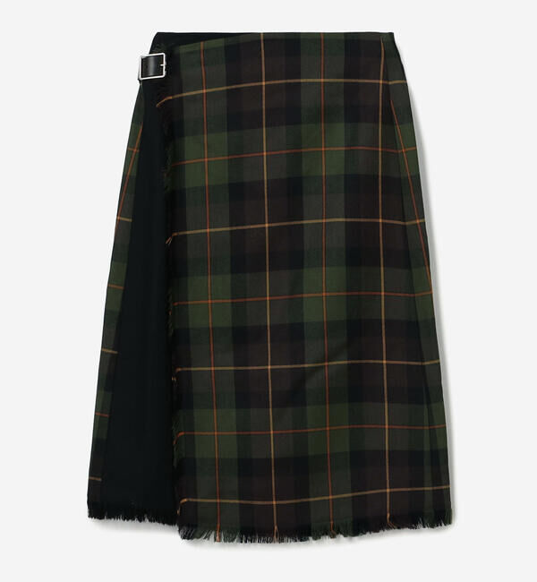 ONEIL OF DUBLIN「O'NEIL OF DUBLIN | ウーステッドウール ラップスカート WOMEN」|スカート|