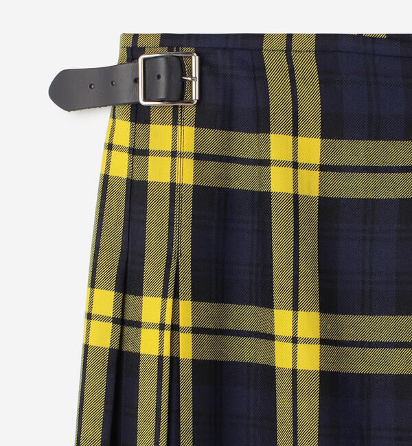 ONEIL OF DUBLIN「O'NEIL OF DUBLIN | ウーステッドウール ロングキルトスカート WOMEN」|スカート|