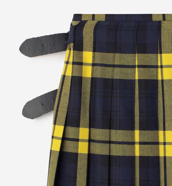 ONEIL OF DUBLIN「O'NEIL OF DUBLIN | ウーステッドウール ロングキルトスカート WOMEN」|スカート|