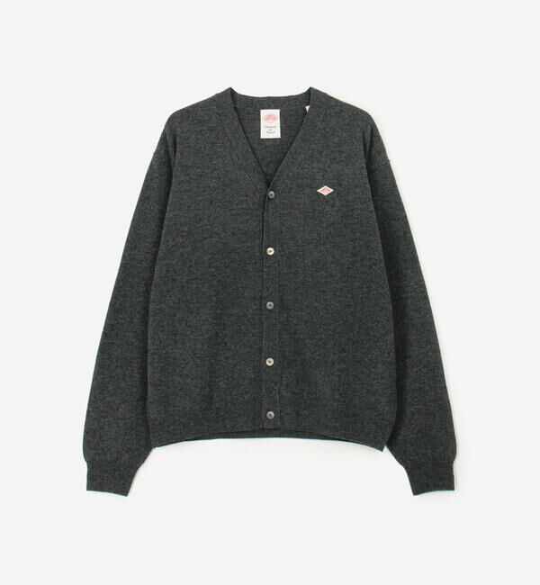 DANTON「DANTON | ラムウール Vネックニットカーディガン MEN」|ニット・セーター|