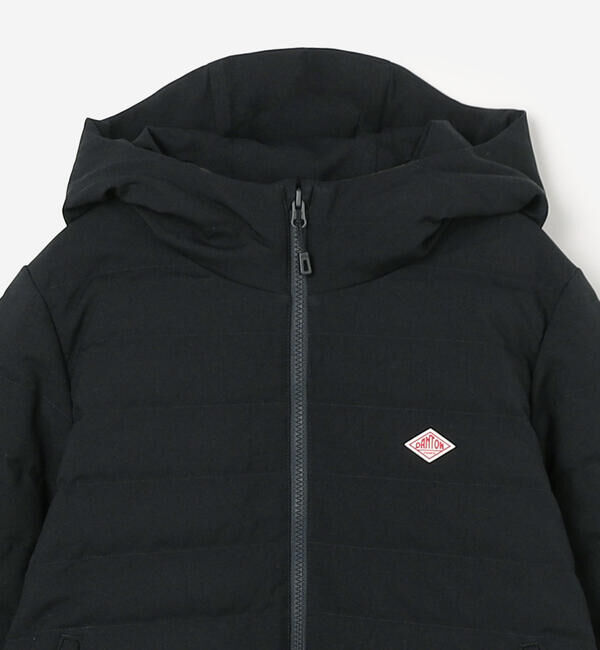 DANTON「DANTON | ウールライク フードダウンジャケット WOMEN」|ダウン|