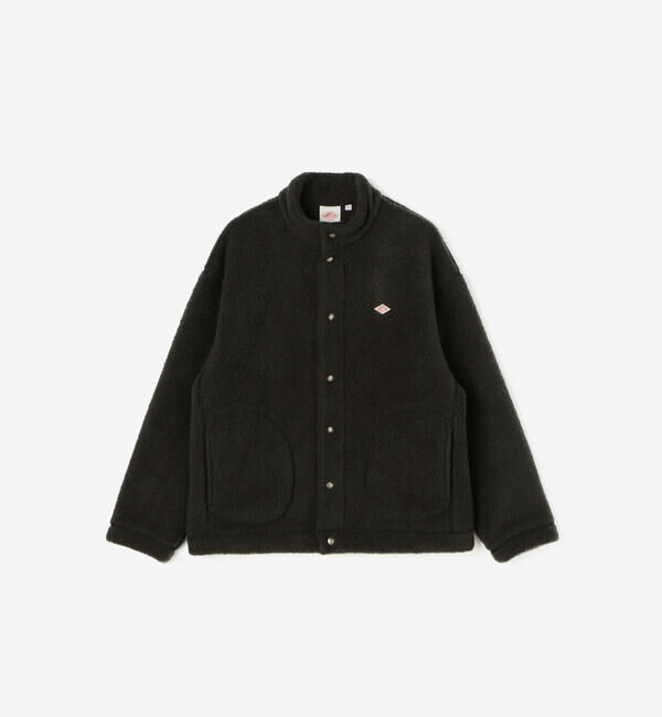 DANTON「DANTON | ダブルフェイスボア スタンドカラージャケット MEN」|ブルゾン・スタジャン|