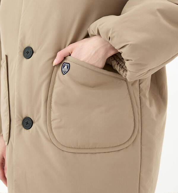 ORCIVAL「ORCIVAL | スタンドカラー中綿ロングブルゾン WOMEN」|ダウン|