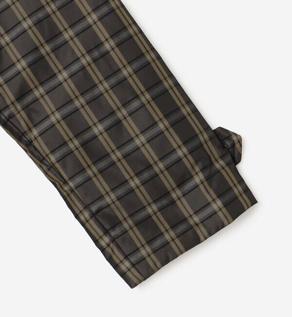 LE GLAZIK「LE GLAZIK | ツイルチェック ショートコート WOMEN」|ダウン|