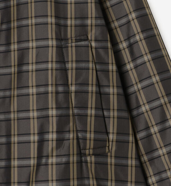 LE GLAZIK「LE GLAZIK | ツイルチェック ショートコート WOMEN」|ダウン|