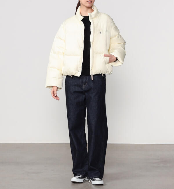 GYMPHLEX「Gymphlex | ナイロン ダウンショートジャケット WOMEN」|ダウン|