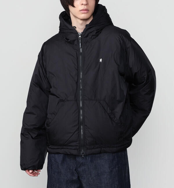 GYMPHLEX「Gymphlex | ナイロン フードダウンジャケット MEN」|ダウン|