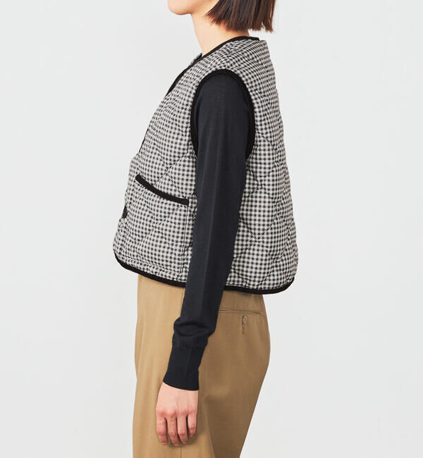 GYMPHLEX「Gymphlex | ナイロンタフタ キルトダウンショートベスト WOMEN」|その他|