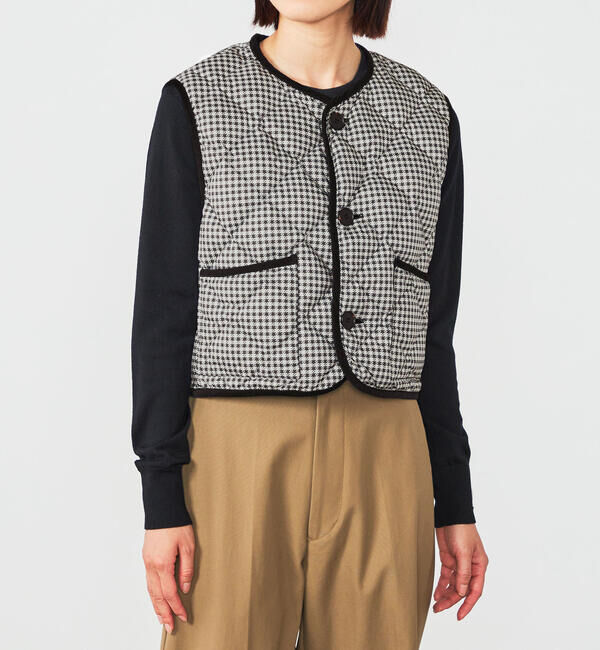 GYMPHLEX「Gymphlex | ナイロンタフタ キルトダウンショートベスト WOMEN」|その他|