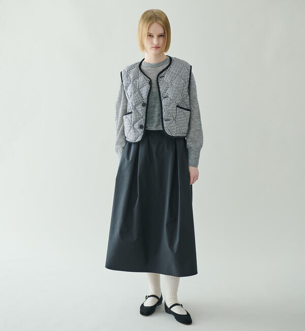 GYMPHLEX「Gymphlex | ナイロンタフタ キルトダウンショートベスト WOMEN」|その他|