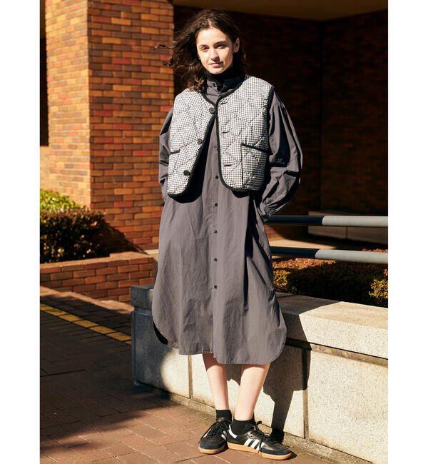 GYMPHLEX「Gymphlex | ナイロンタフタ キルトダウンショートベスト WOMEN」|その他|