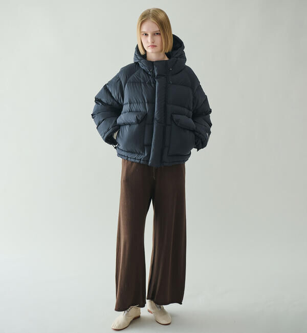 GYMPHLEX「Gymphlex | ダウン フードショートジャケット WOMEN」|ダウン|