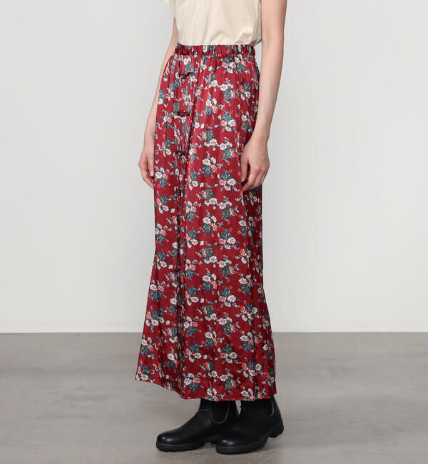  「THE SHINZONE | フラワープリント ロングスカート WOMEN」|スカート|