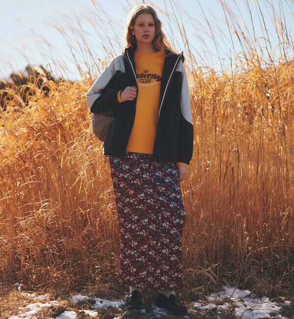  「THE SHINZONE | フラワープリント ロングスカート WOMEN」|スカート|