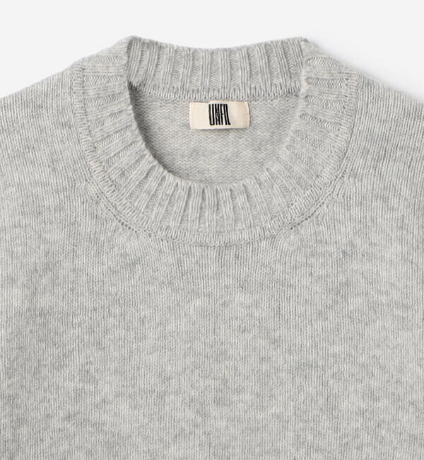 UNFIL「UNFIL | ラムズウール クルーネックニットプルオーバー WOMEN」|ニット・セーター|