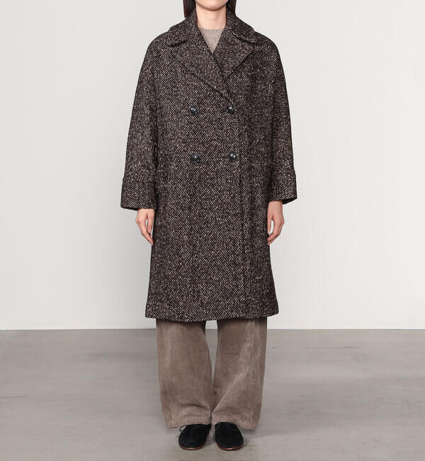  「TICCA |〈別注〉ツイード テントコート WOMEN」|ダッフルコート|