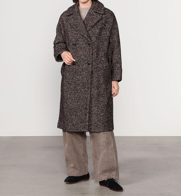  「TICCA |〈別注〉ツイード テントコート WOMEN」|ダッフルコート|