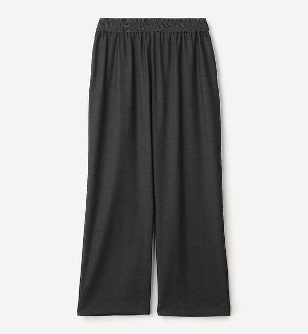 Morris & Sons「MORRIS & SONS | ワイドイージーパンツ WOMEN」|チノ|GREY