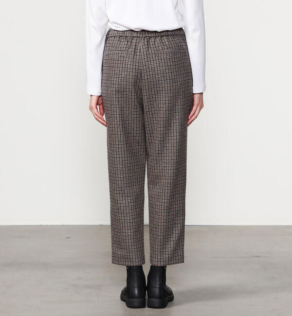 Morris & Sons「MORRIS & SONS | チェック イージーパンツ WOMEN」|チノ|