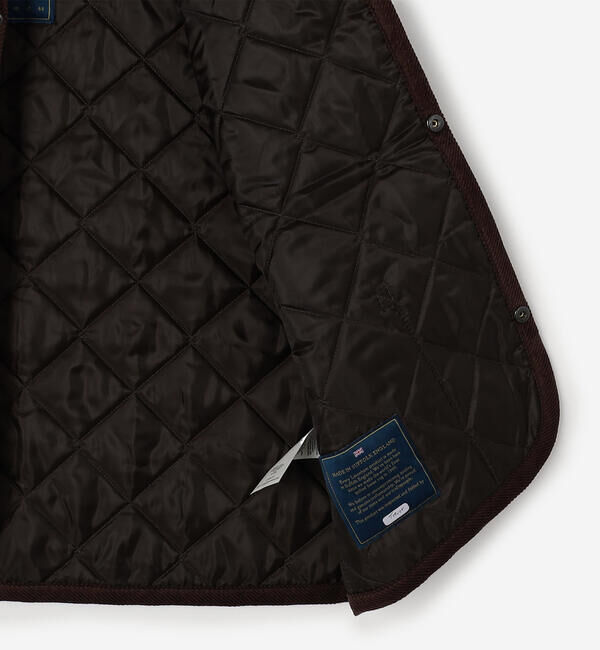  「LAVENHAM | 〈別注〉 クロップド スタンドカラーキルティングベスト WOMEN」|その他|