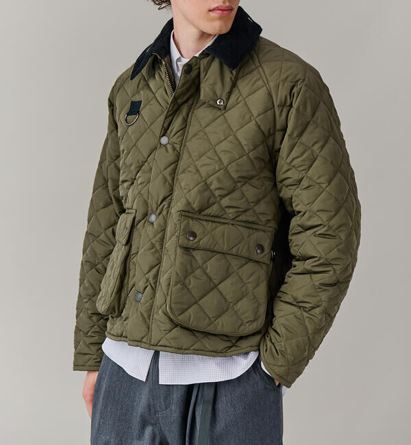  「Barbour | 〈別注〉BLYTH キルティングジャケット MEN」|ブルゾン・スタジャン|OLIVE