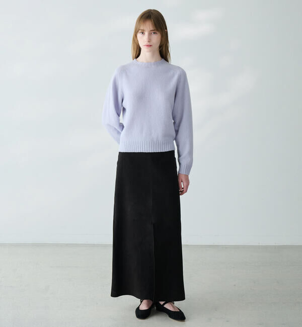 Morris & Sons「MORRIS & SONS | ジーロンラム クルーネックニット WOMEN」|ニット・セーター|