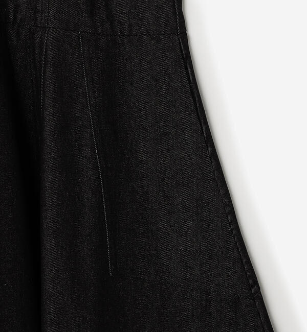  「eunoia | デニム フレアワンピース WOMEN」|ワンピース|