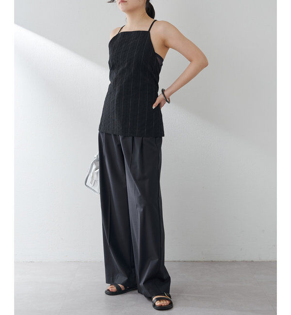 Drawing Numbers「【Drawing Numbers】センタープレスワイドパンツ」|チノ|