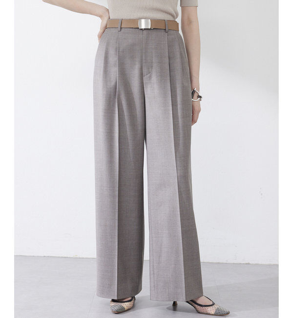 Drawing Numbers「【Drawing Numbers】センタープレスワイドパンツ」|チノ|