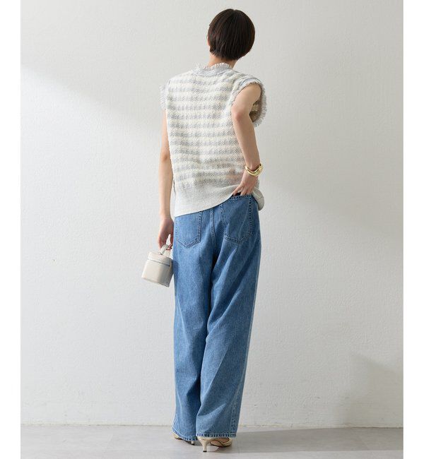  「ラップデニムパンツ」|デニム|