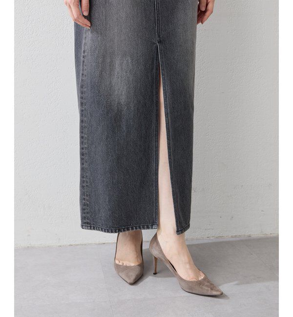  「デニムスリットスカート」|スカート|