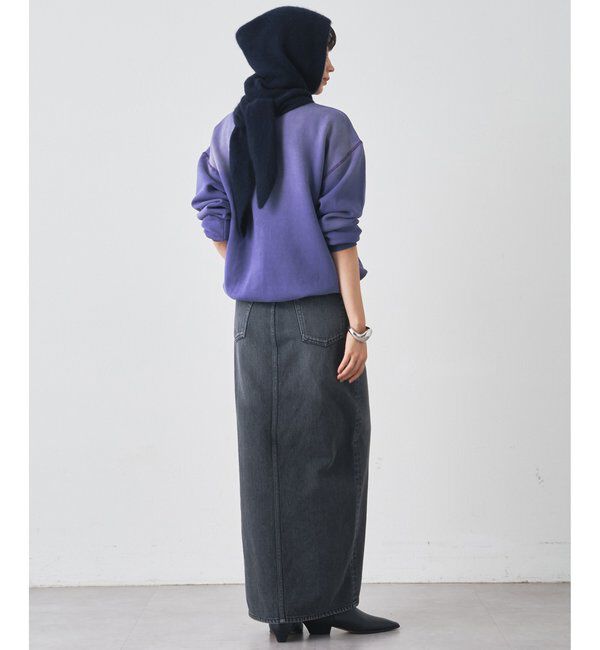  「デニムスリットスカート」|スカート|