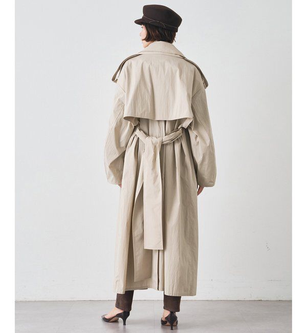  「ロングトレンチコート」|トレンチコート|