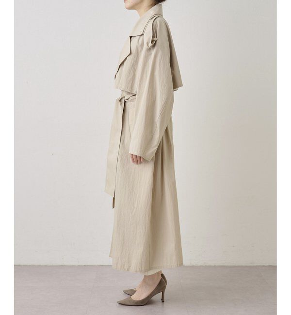  「ロングトレンチコート」|トレンチコート|