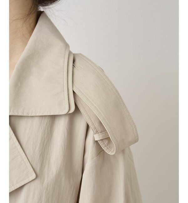  「ロングトレンチコート」|トレンチコート|